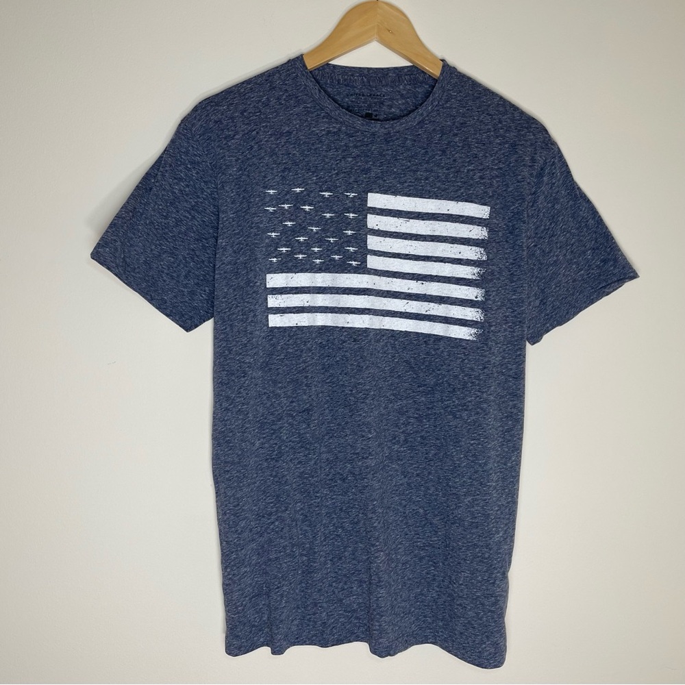 Pearl Harbor Memorial Graphic Tee Marled Blue | Medium